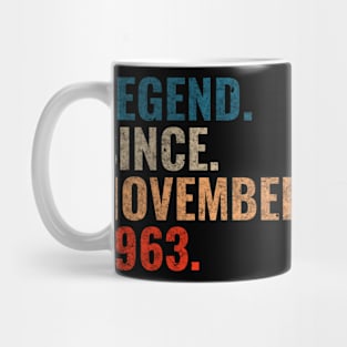 Legend since November 1963 Retro 1963 birthday shirt Mug